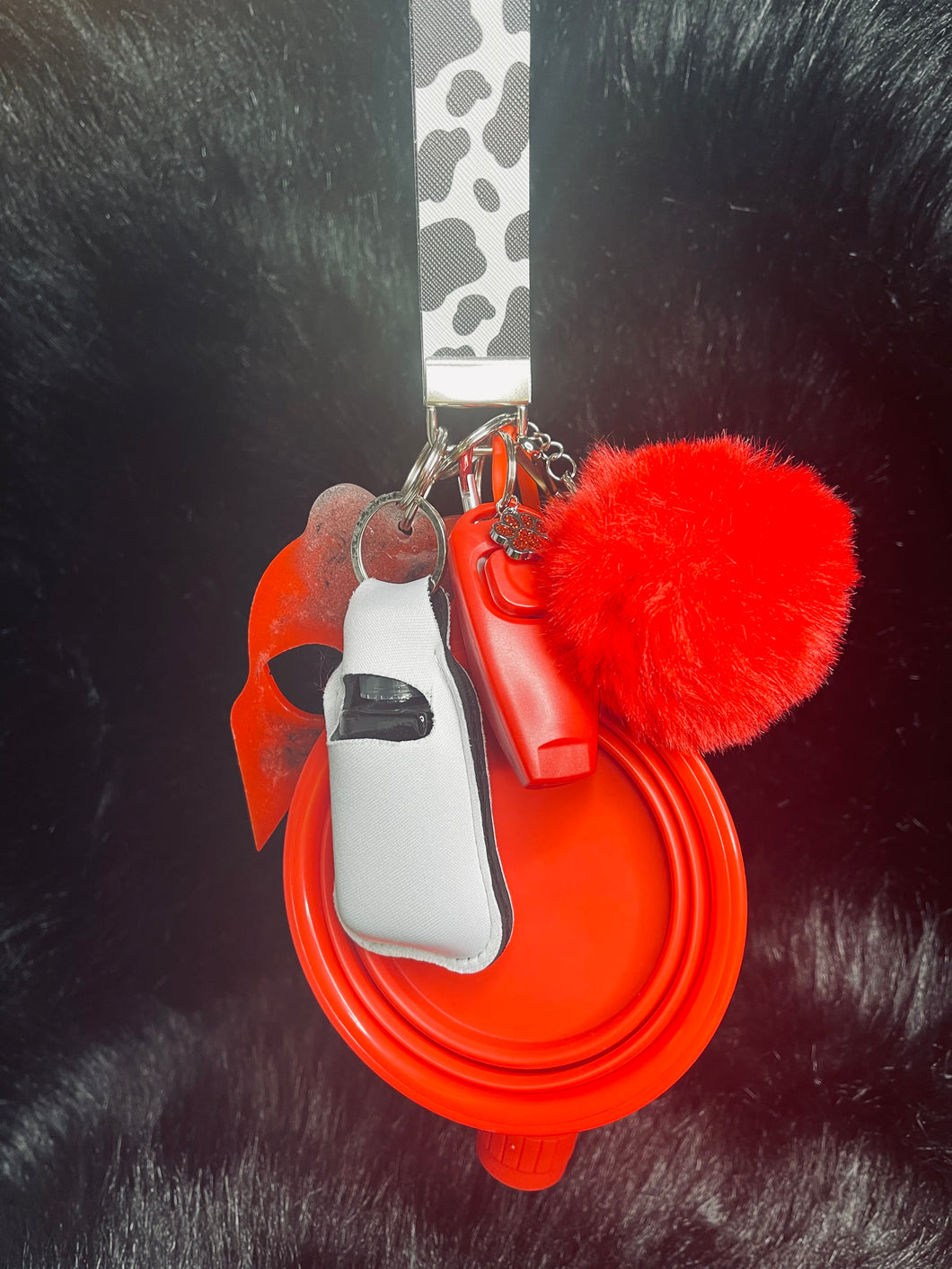 Cow Print Red